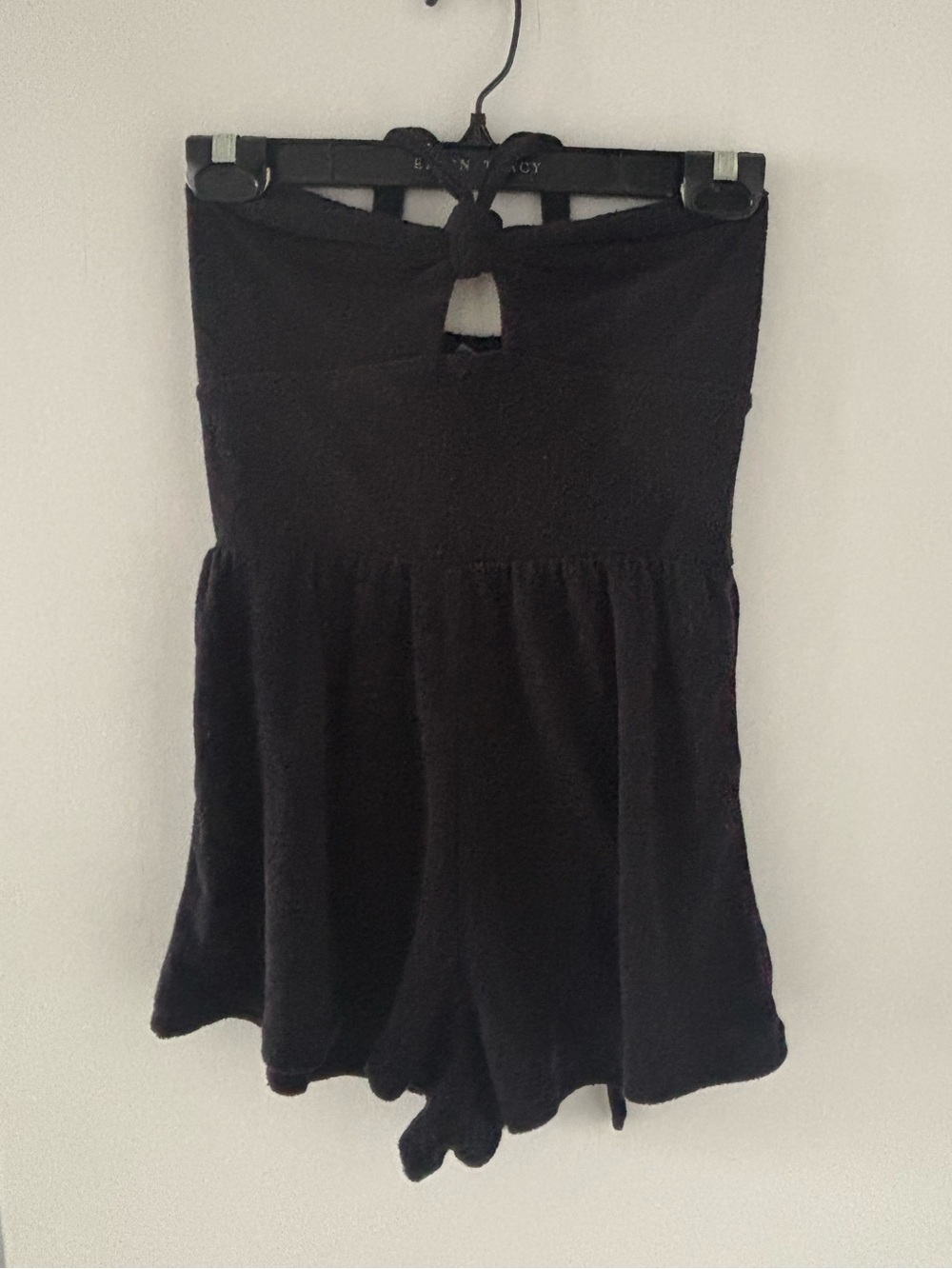 Strapless Black Romper - Size XS